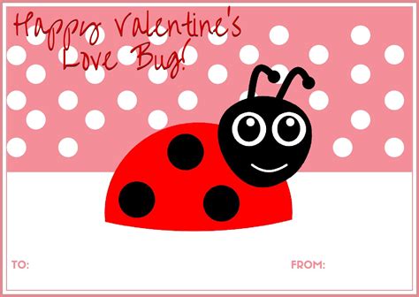 Love Bug Valentine Printable
